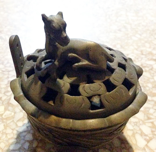 incense burner foo dog